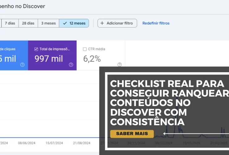 Checklist real para conseguir ranquear conteúdos no Discover com consistência