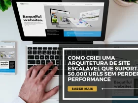 Como criei uma arquitetura de site escalável que suporta 50.000 URLs sem perder performance
